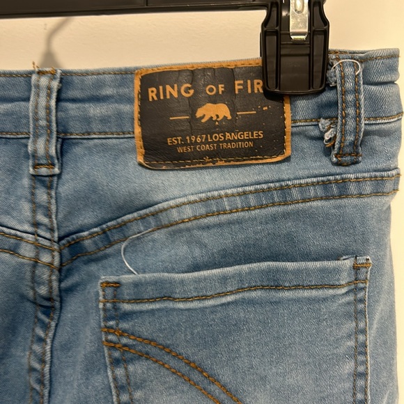 Ring of Fire boy’s slim size 12 stretch moto jeans - Picture 6 of 7